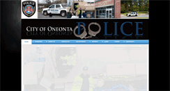 Desktop Screenshot of oneontapolice.org